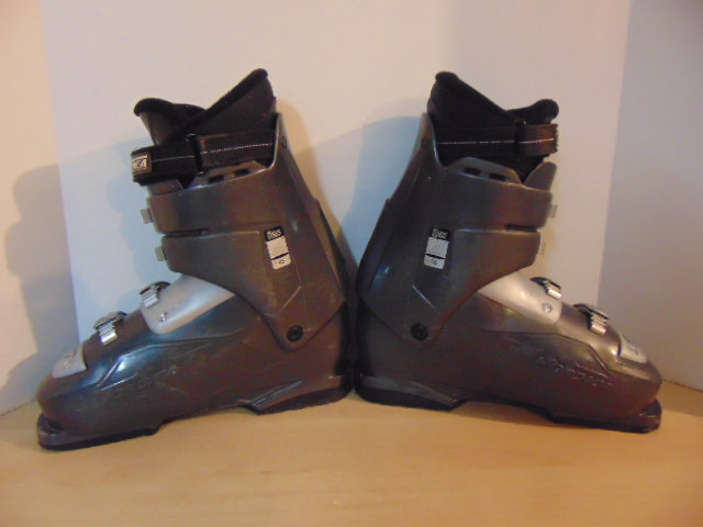 Ski Boots Mondo Size 26.5 Men's Size 8.5 Ladies Size 9.5 305 mm Nordica CX Grey Red Excellent