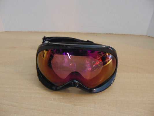Ski Goggles Adult Size Roxy Purple  Black With Mirrored Lenses As New