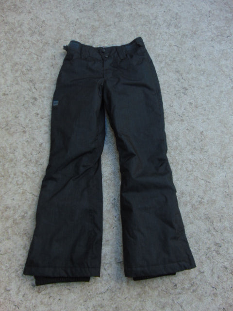 Snow Pants Child Size 10 MEC Black Grey Snowboarding Excellent