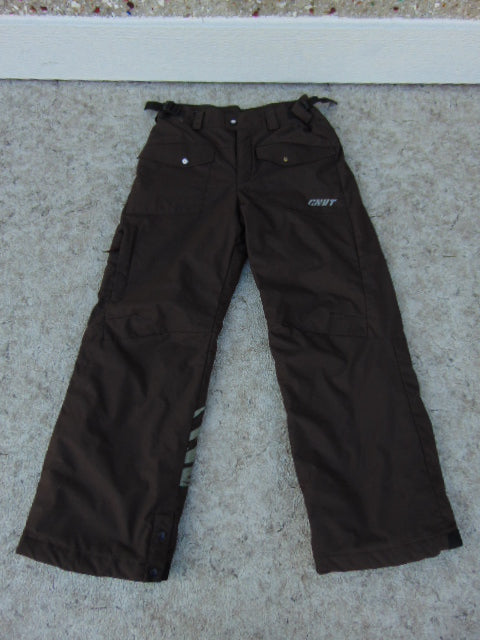 Snow Pants Child Size 10-12 Columbia Brown Black New Demo Model