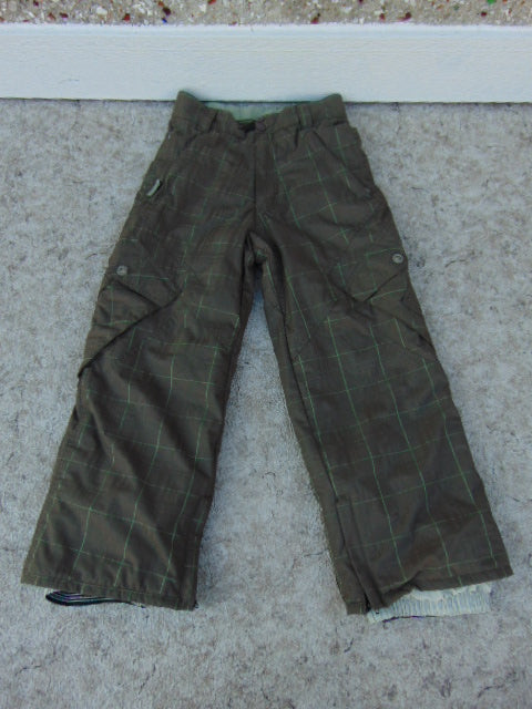 Snow Pants Child Size 8 Ripzone Core Brown Multi New Demo Model