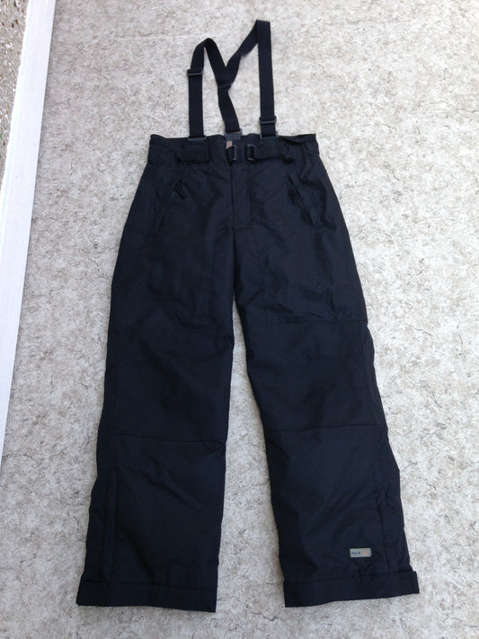 Snow Pants Men's Size Medium Black With Removable Straps Snowboarding Excellent