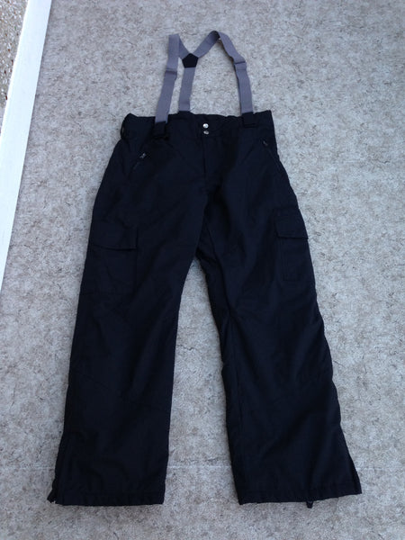 Snow Pants Men's Size X Large Firefly Smoke Grey Black With Adjustable Straps and Waist Snowboarding New Demo Model