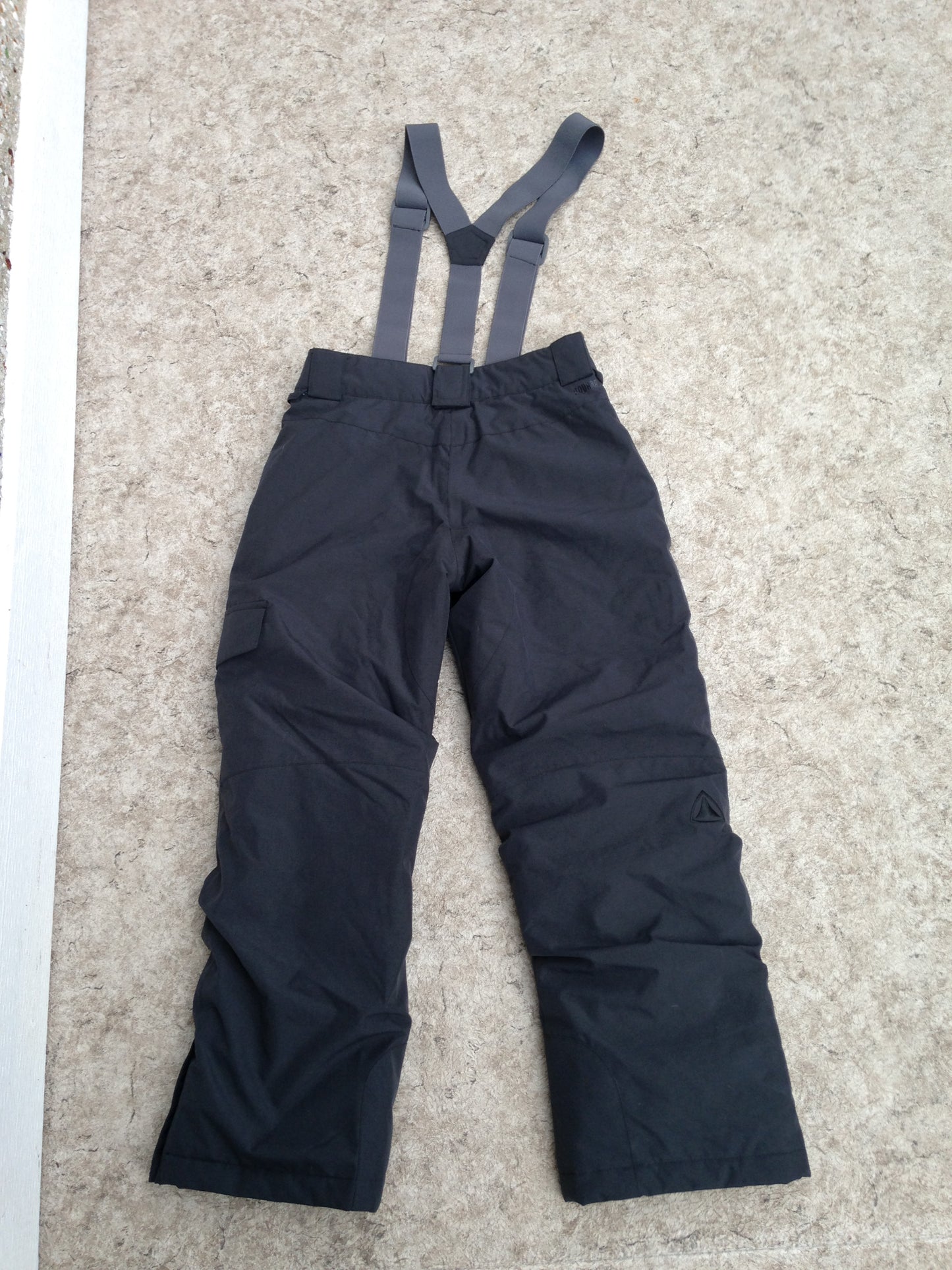 Snow Pants Child Size 12 Firefly With Removeable Straps Black Snowboarding New Demo Model