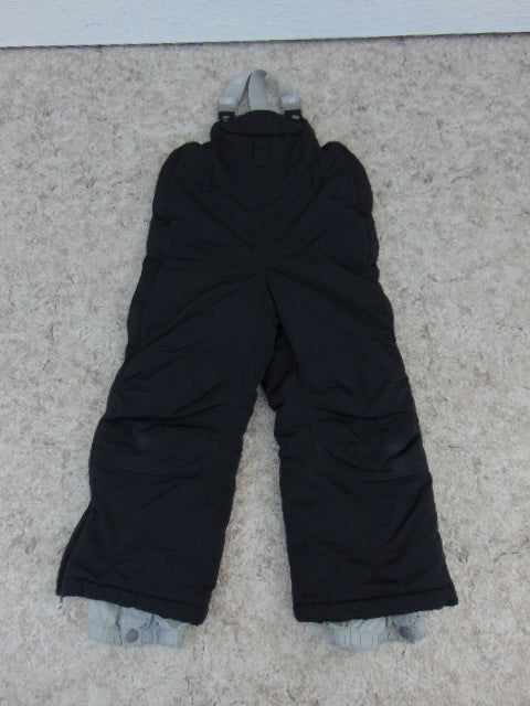 Snow Pants Child Size 6 MEC Black and Grey With Bib