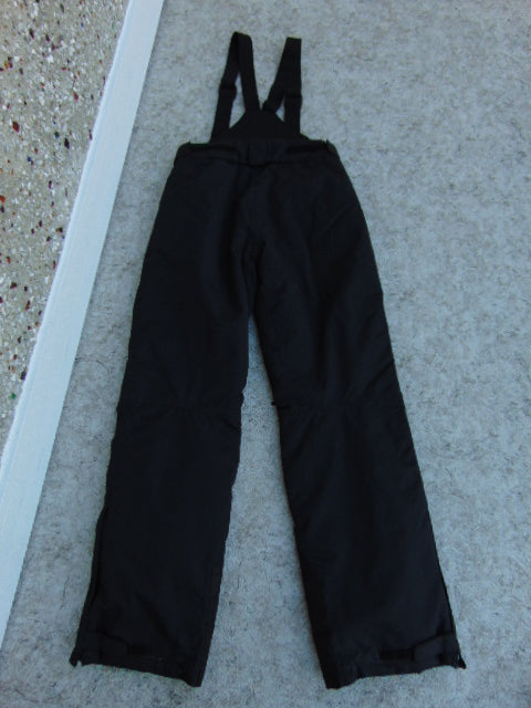 Snow Pants Men's Size Small Crane Black With Removable Straps Waterproof Zippers Snowboarding Excellent