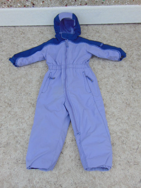 Snowsuit Child Size 4 REI Snow Gear 1 pc Purple Fleece Lined Made For The Cold and Snow