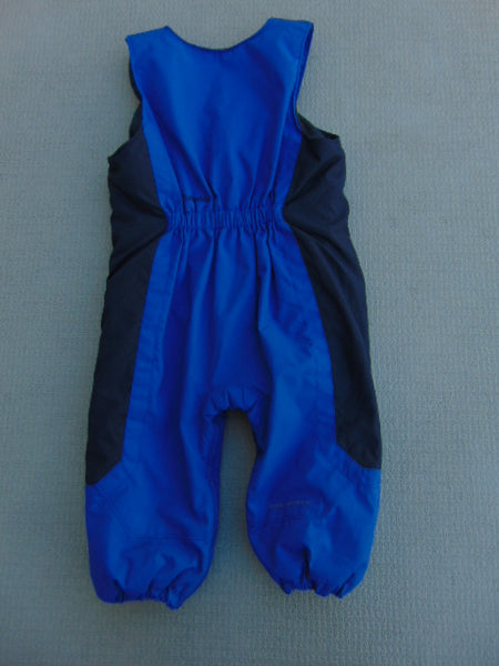 Snow Pants Child Size 18 Month Columbia Blue and Black With Micro Fleece Lining Excellent