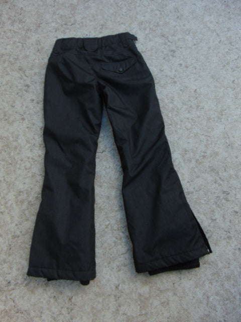 Snow Pants Child Size 10 MEC Black Grey Snowboarding Excellent
