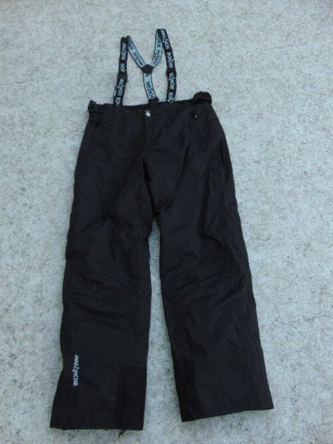 Snow Pants Men's Size XX Large Avalanche Black With Straps Snowboarding Snowmobile Heli Ski Minor Wear