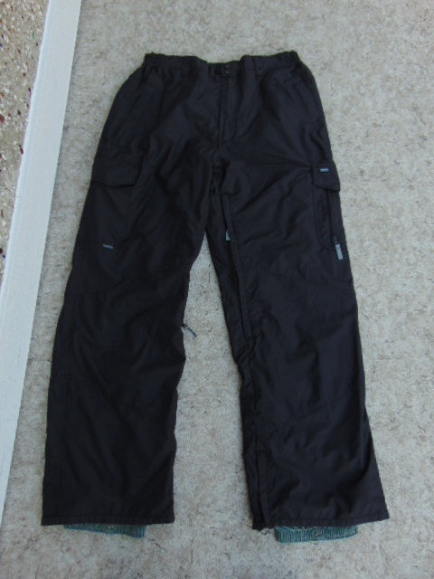 Snow Pants Men's Size X Large Ripzone Core Black Snowboarding Excellent