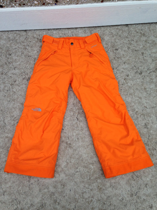 Snow Pants Child Size 7-8 The North Face Snowboarding Tangerine As New