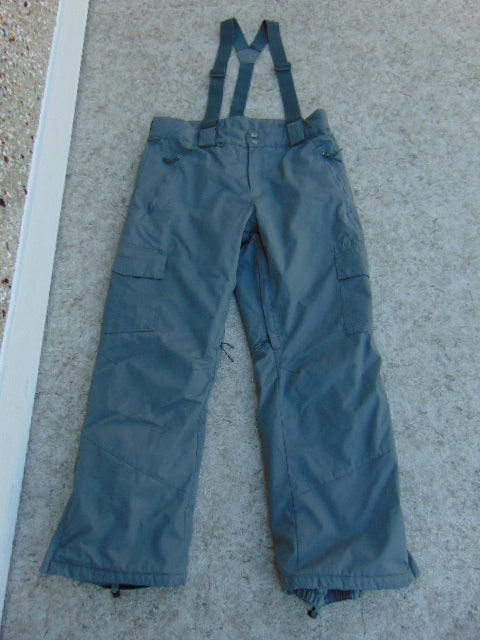Snow Pants Men's Size X Large Firefly Grey With Removable Straps Fantastic Quality Snowboarding Excellent