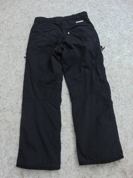 Snow Pants Men's Size Medium Orage Snowboarding Black Fantastic Quality