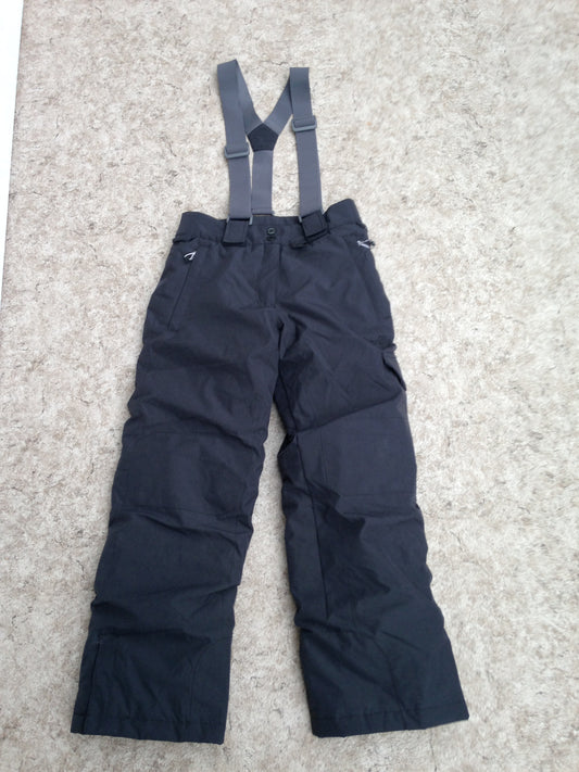 Snow Pants Child Size 12 Firefly With Removeable Straps Black Snowboarding New Demo Model