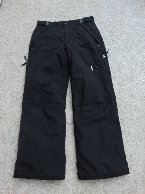 Snow Pants Men's Size Medium Orage Snowboarding Black Fantastic Quality