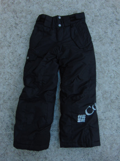 Snow Pants Child Size 6-7 Columbia Bugaboo Black Snowboarding New Demo Model