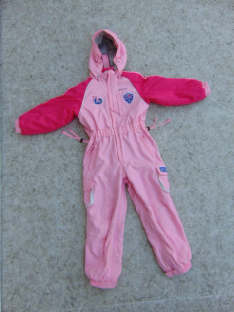 Snowsuit Child Size 6-7 Phenix Ski Gear Fushia Pink Made In Europe 1 pc Excellent