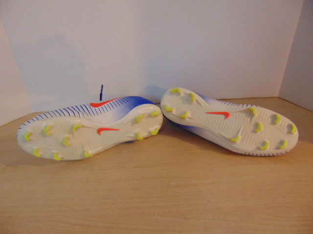 Soccer Shoes Cleats Men's Size 6 Nike Mercurial Blue Red White