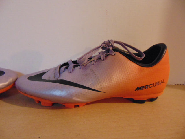 Soccer Shoes Cleats Child Size 5 Nike Mercurial Purple Orange Minor Marks