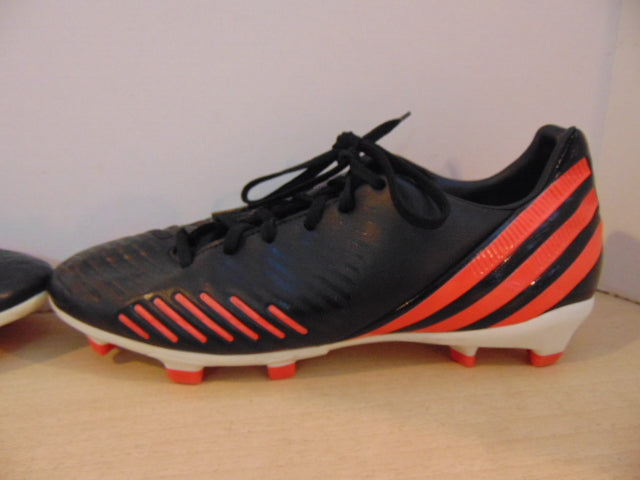 Soccer Shoes Cleats Men's Size 8.5 Adidas Preditor Absolado Black Red