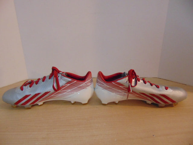 Soccer Shoes Cleats Men's Size 11 Adidas Adizero Red Grey Excellent