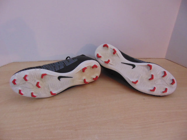 Soccer Shoes Cleats Men's Size 6 Nike Mercurial Slipper Sock Nike Skin Black White