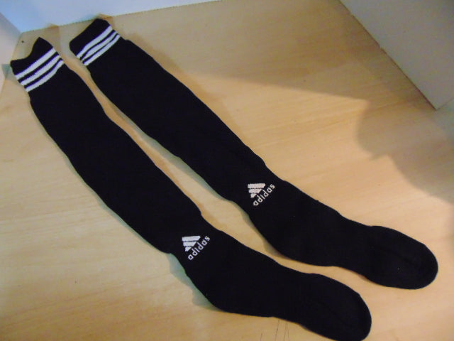 Soccer Socks Men's Size Large Adidas Black White New Without Package