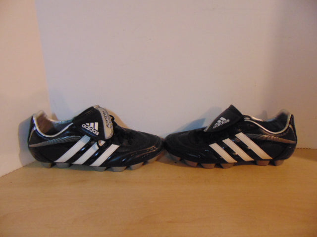 Soccer Shoes Cleats Men's Size 6.5 Adidas Puntero Black Grey Excellent