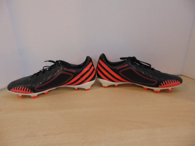 Soccer Shoes Cleats Men's Size 8.5 Adidas Preditor Absolado Black Red