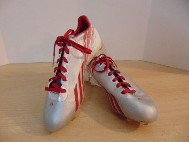Soccer Shoes Cleats Men's Size 11 Adidas Adizero Red Grey Excellent