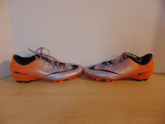 Soccer Shoes Cleats Child Size 5 Nike Mercurial Purple Orange Minor Marks