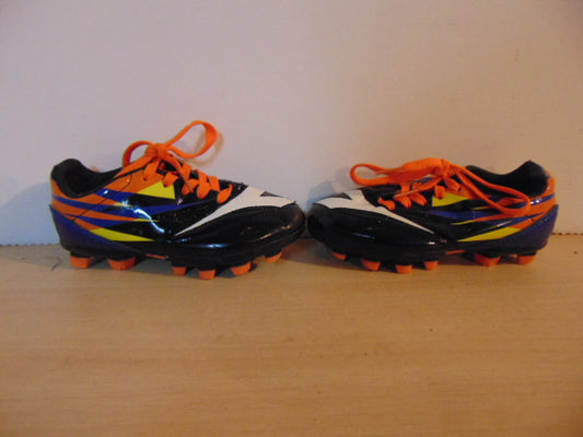 Soccer Shoes Cleats Child Size 10 Toddler Diadora Black Orange White As New