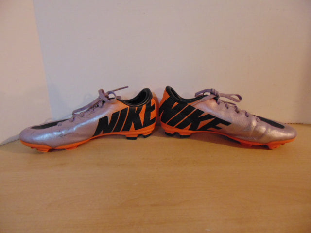 Soccer Shoes Cleats Child Size 5 Nike Mercurial Purple Orange Minor Marks