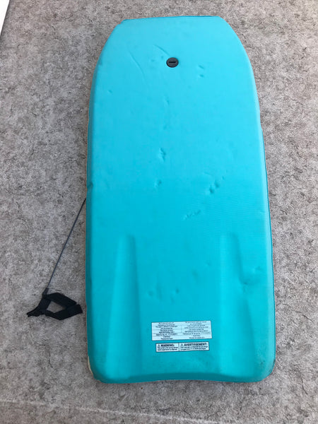 Surf Bodyboard Skim Boogie Board Body Glove Blue Yellow With Tow Rope 42 x 20 inch