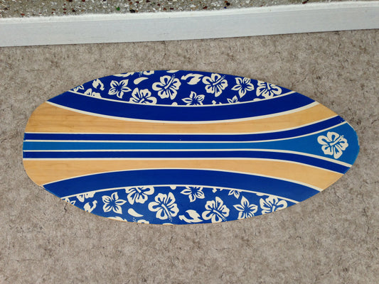 Surf SkimBoard Blue Hawaii Wood Fantastic Quality 42 x 20 inch