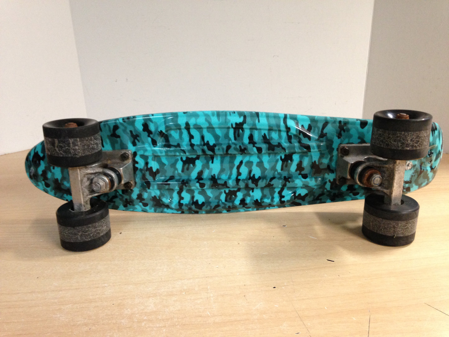 Skateboard Penny Style Teal Black 22 inch