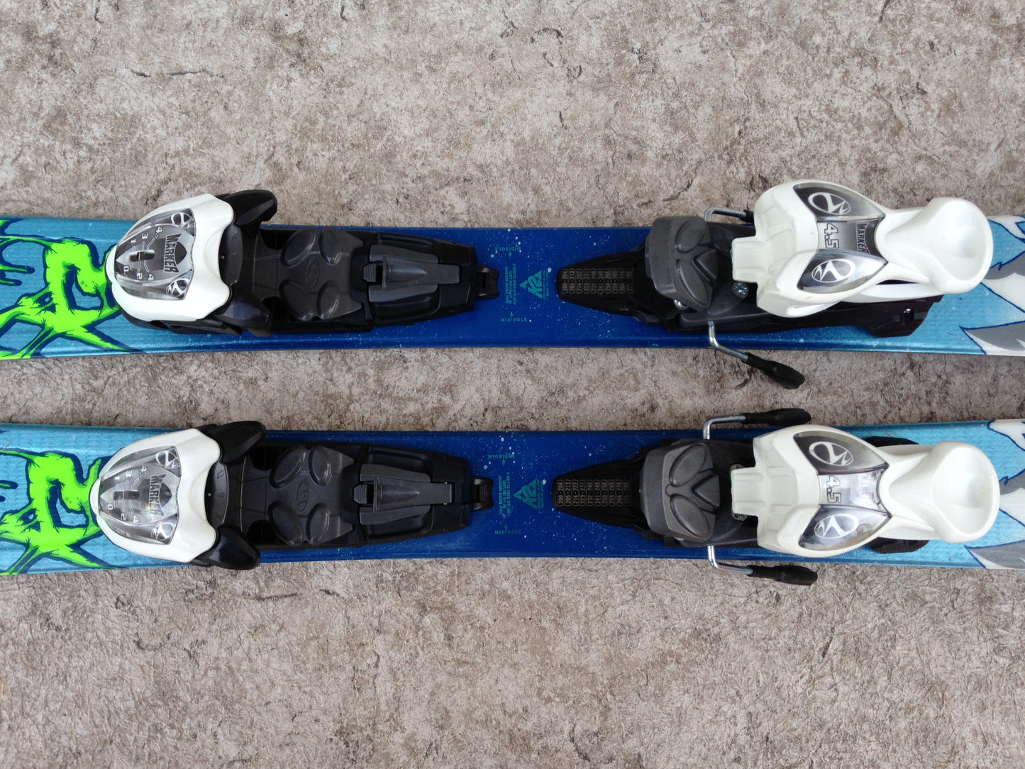 Ski 100 K-2 Indy Parabolic Blue Multi With Bindings