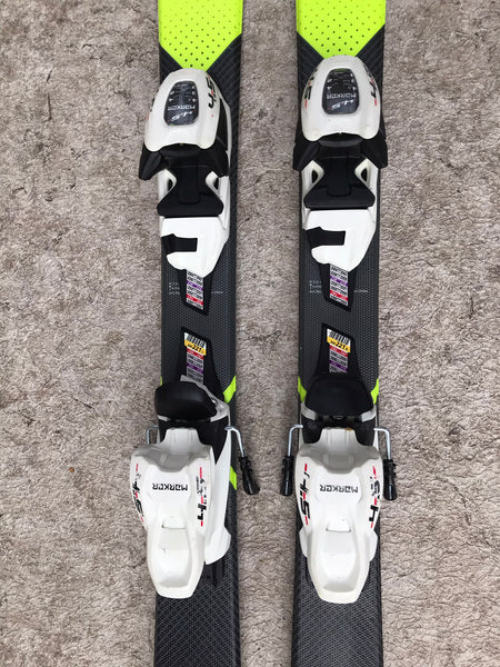Ski 108 Volki Twin Tip Black Lime Parabolic With Bindings Excellent