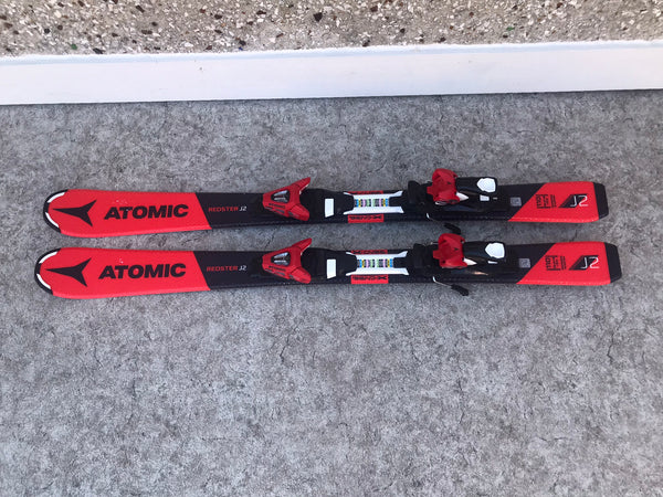Ski 110 Atomic Redster Parabolic With Bindings Black Red Excellent