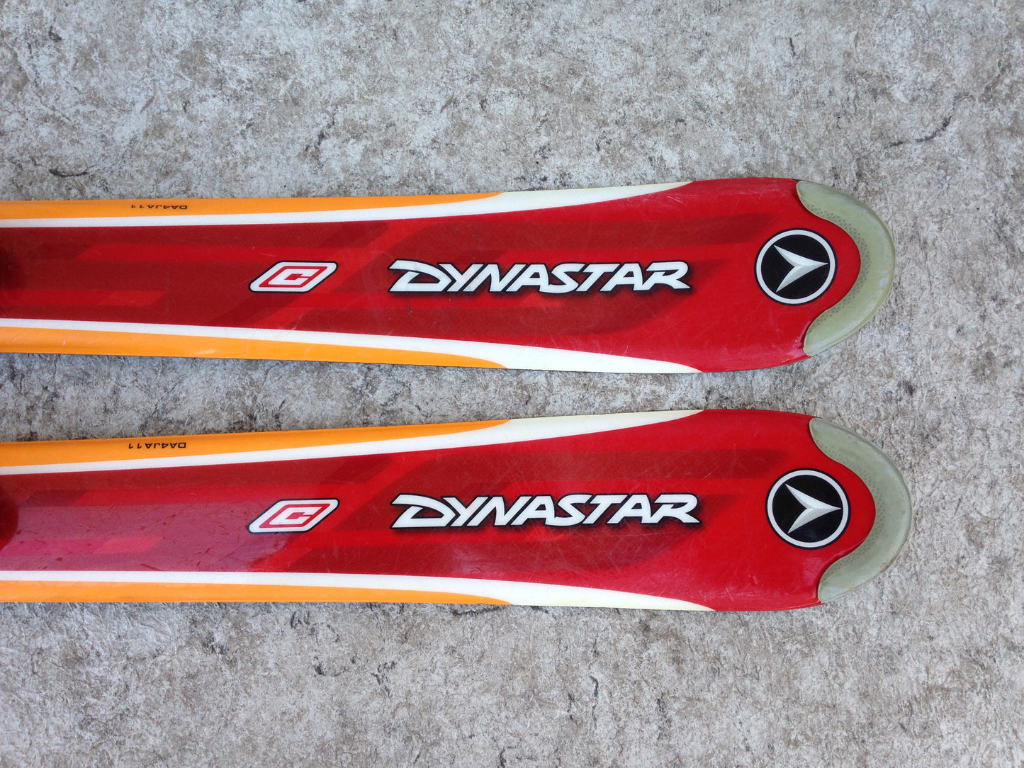 Ski 110 Dynastar Cross Team Parabolic Red Orange With Bindings Excellent