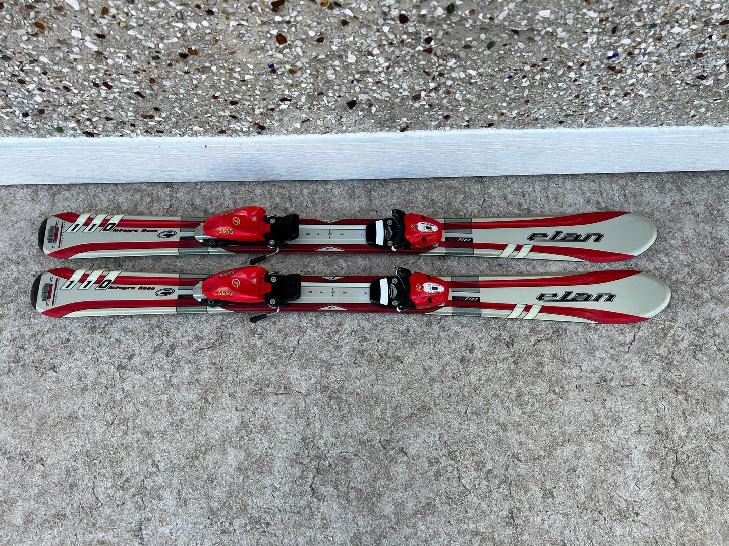 Ski 110 Elan Race Grey Red With Bindings