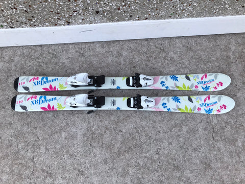 Ski 110 Tecno Pro Dream NEW With Tag Pink White Blue Parabolic With Bindings