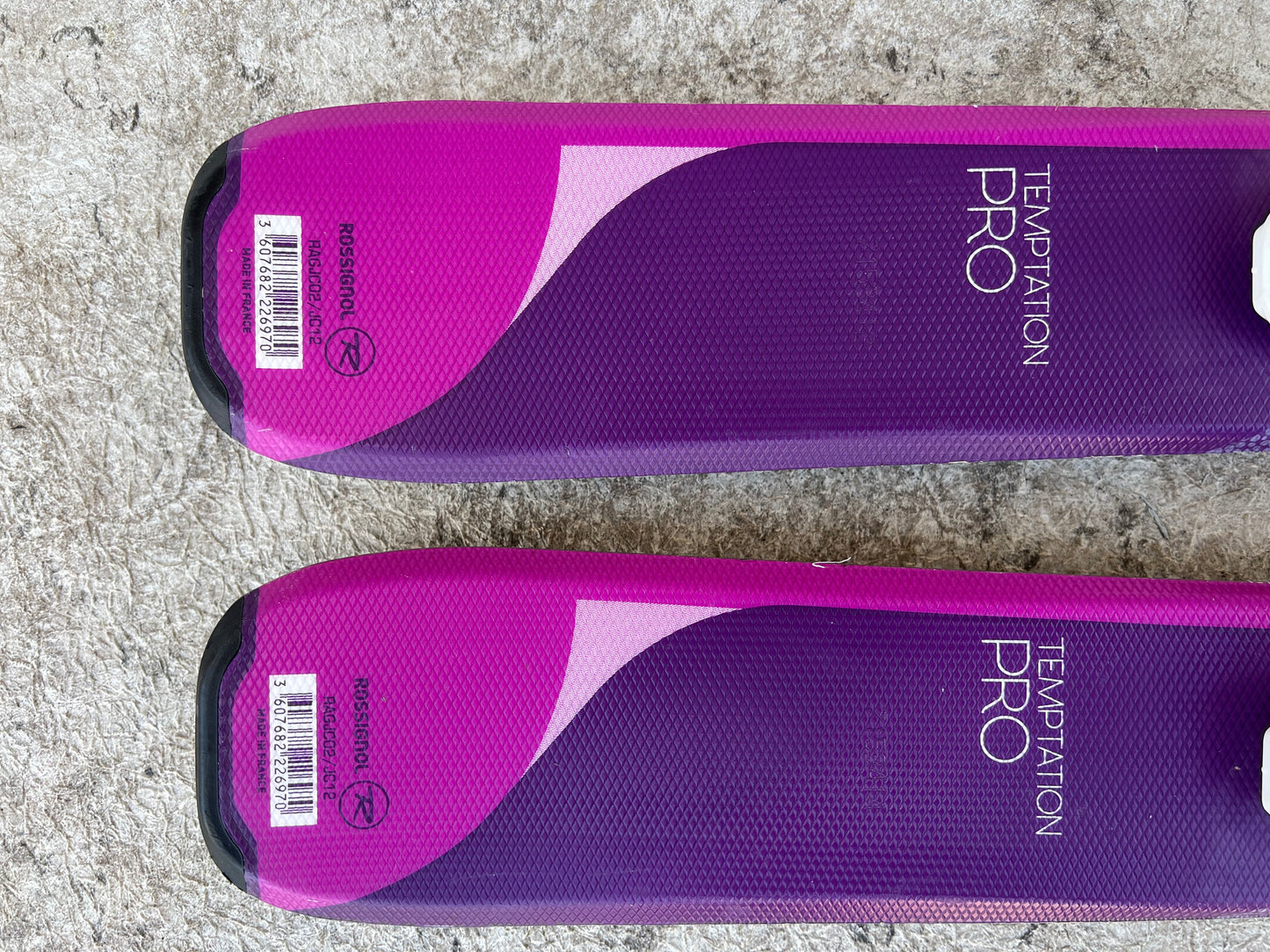 Ski 116 Rossignol Temptation Parabolic Pink Purple With Bindings Excellent