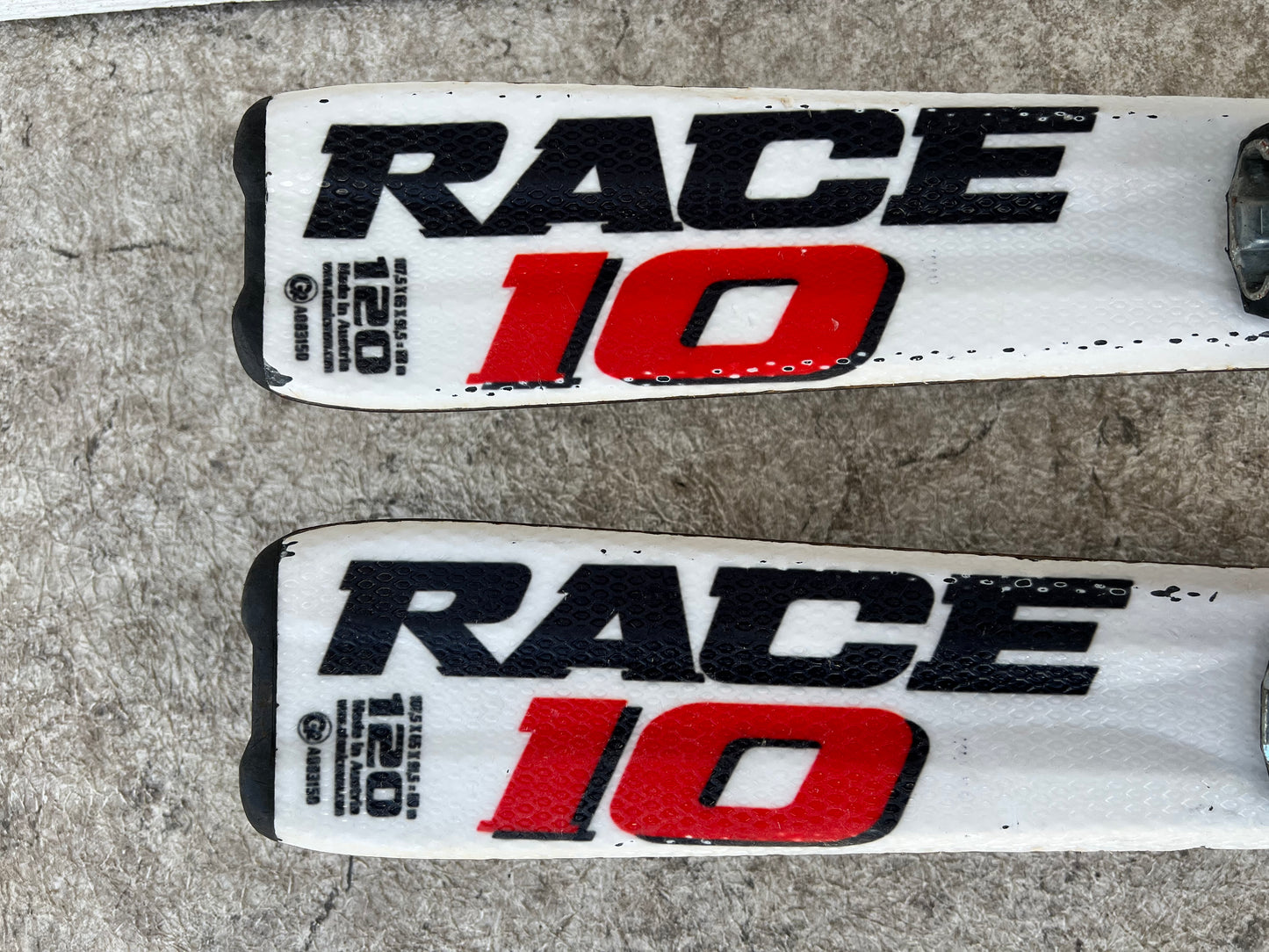 Ski 120 Atomic Race Parabolic Red Black White With Bindings