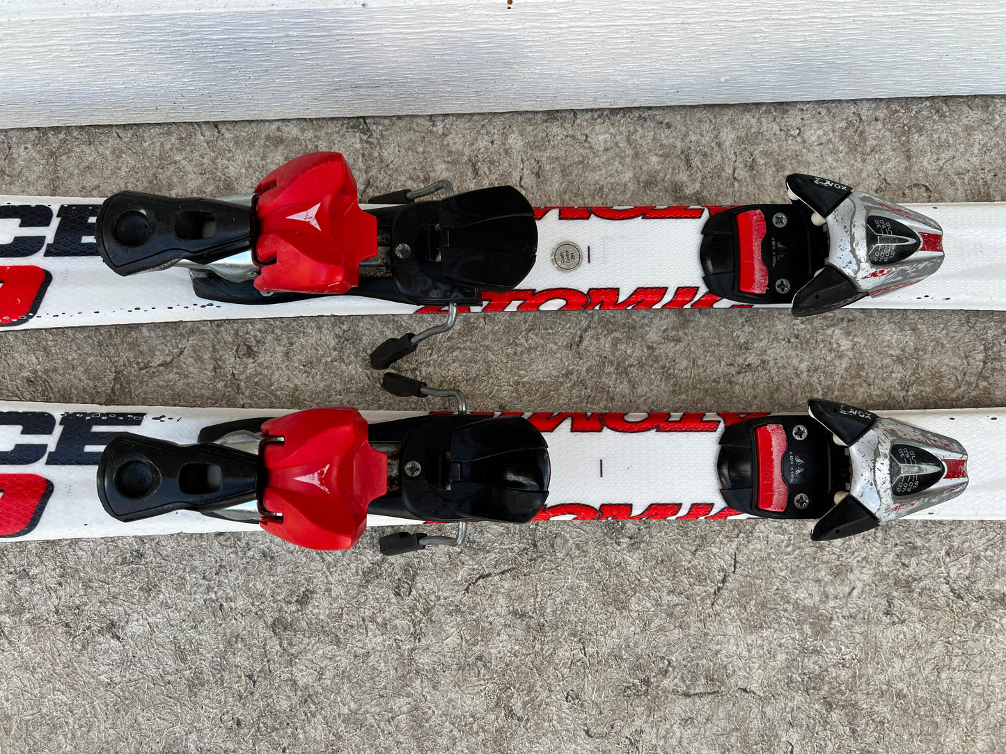 Ski 120 Atomic Race Parabolic Red Black White With Bindings