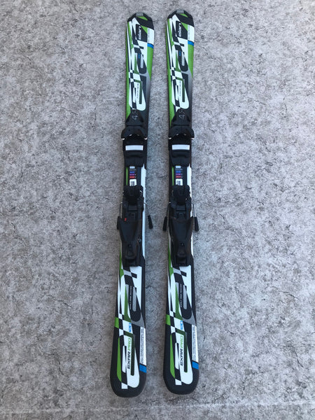 Ski 120 Elan Pro Lime Black White Parabolic With Bindings