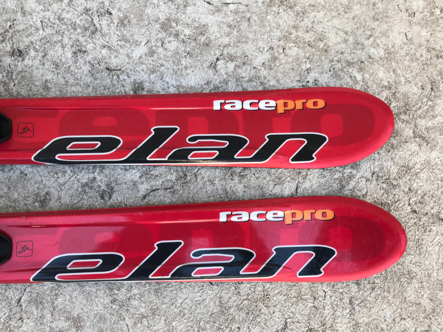 Ski 120 Elan Pro Race Black Red With Bindings Parabolic