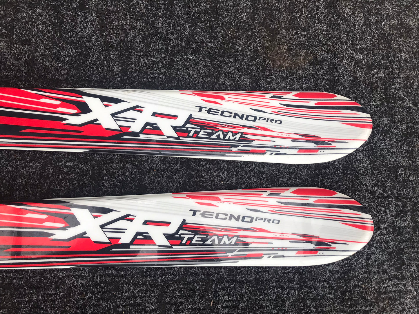 Ski 130 Tecno Pro XR Team Red White  Parabolic Large Fit Bindings 25.0+ Excellent