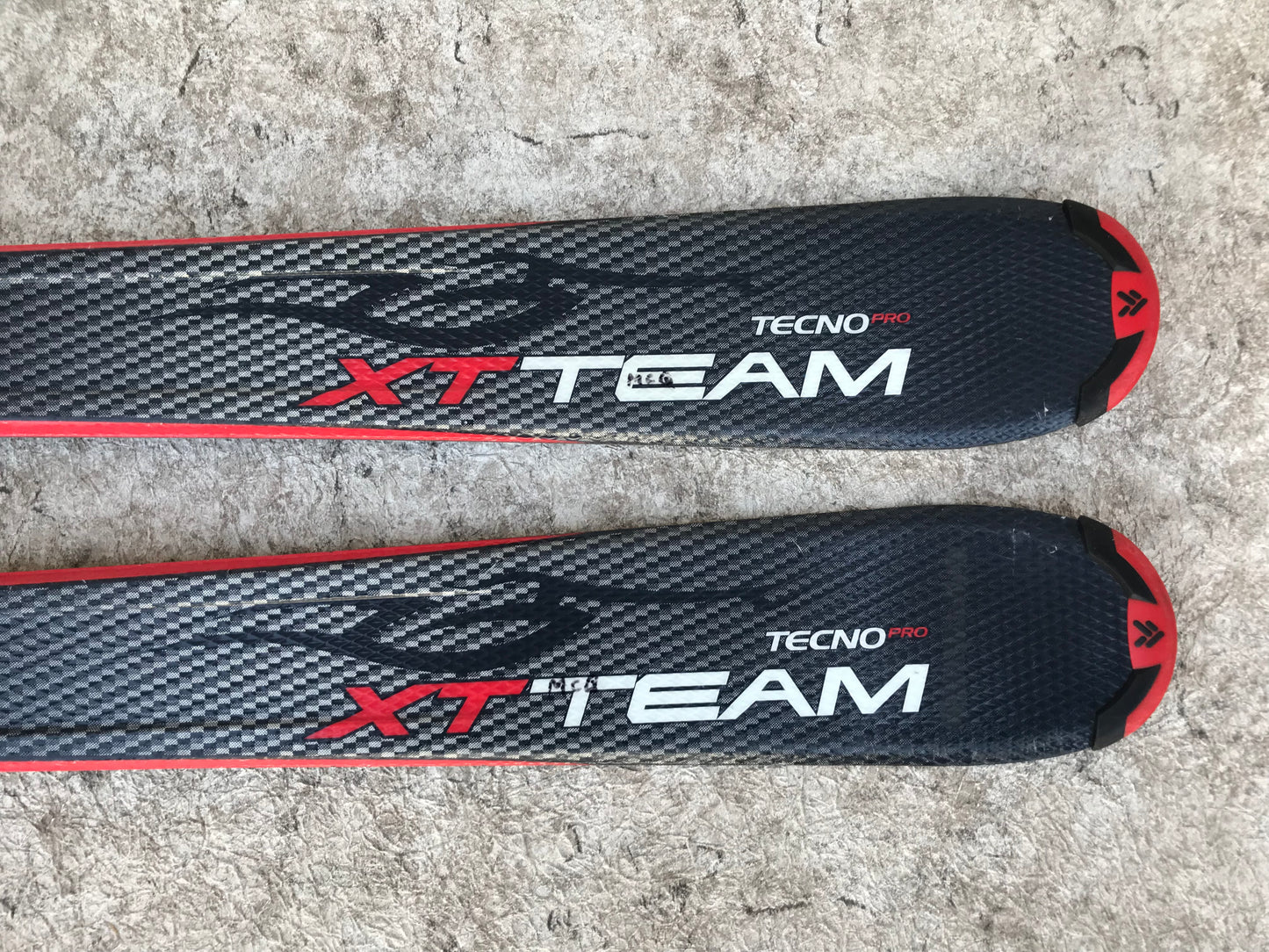 Ski 130 Tecno Pro X Team Red Black Parabolic With Bindings